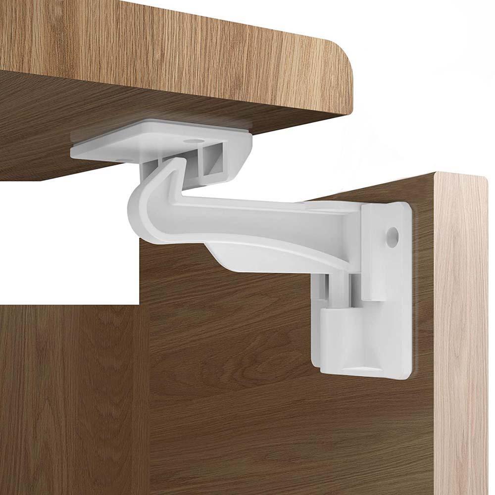 Lanfy Child Proofing Cabinet Locks White Black Lemari Pengaman Laci Pengencang Kulkas