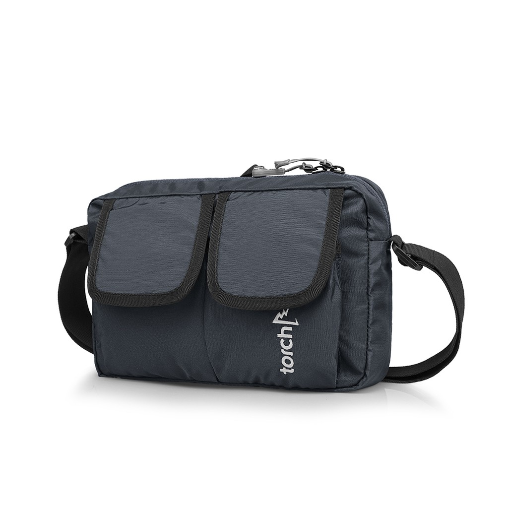 Torch Tas Selempang Travel Pouch Suzuka 3 L -Greyy