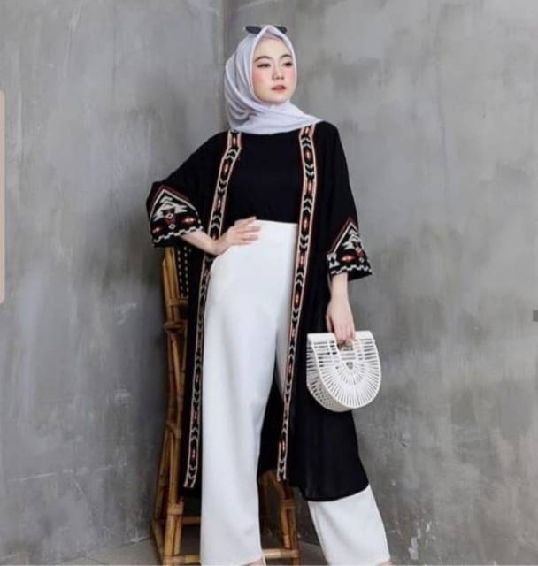 XC - Cardi Etnik Dorothy / Cardi Wanita Muslim / Cardigan Cewek Hijab / Cardigan Wanita Terbaru