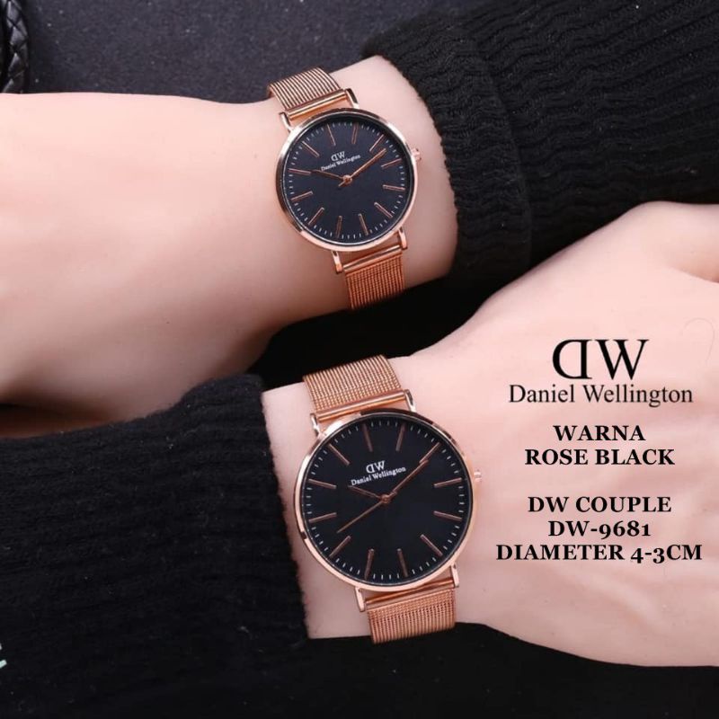 (Terima Cod)Jam Tangan Couple WD Strap Rantai Pasir Murah(Dikirim Jakarta)