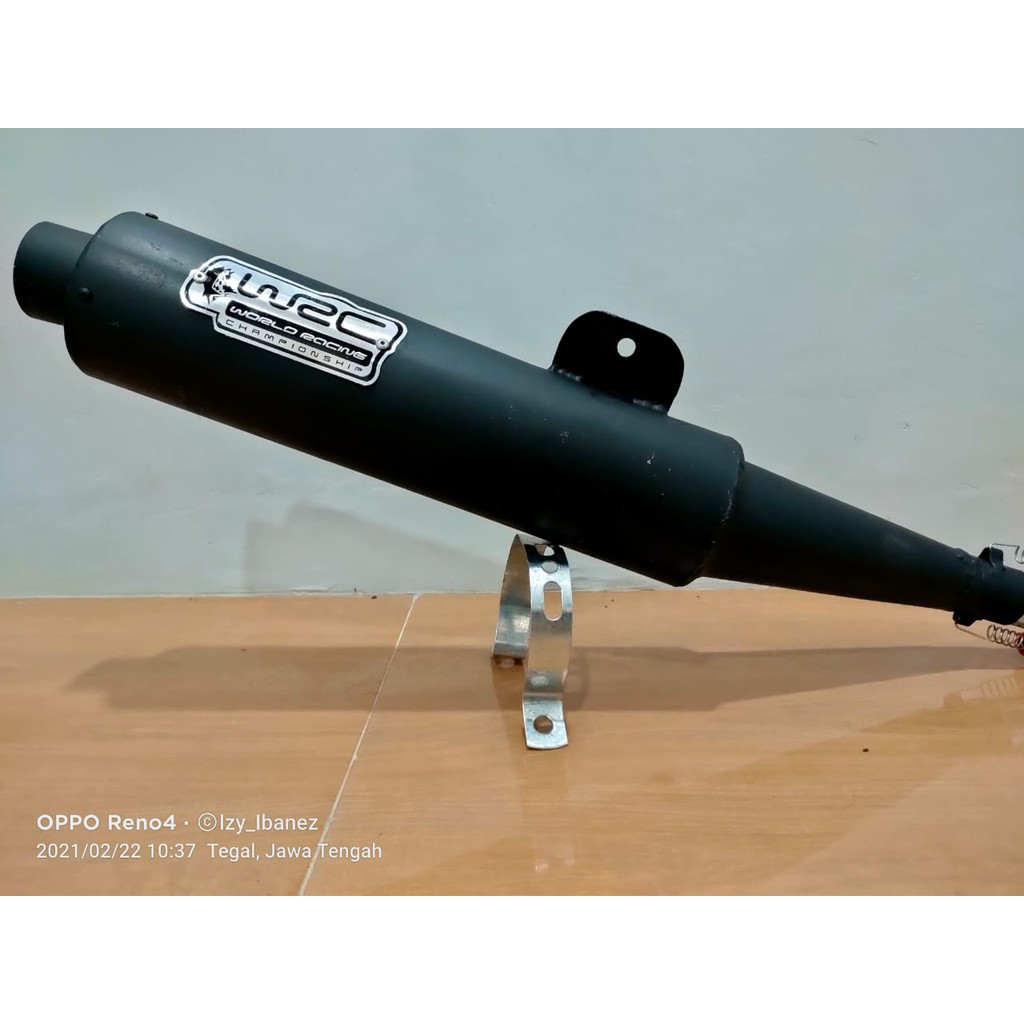 Knalpot Racing WRC Platinum Kharisma Revo Blade Supra X 125