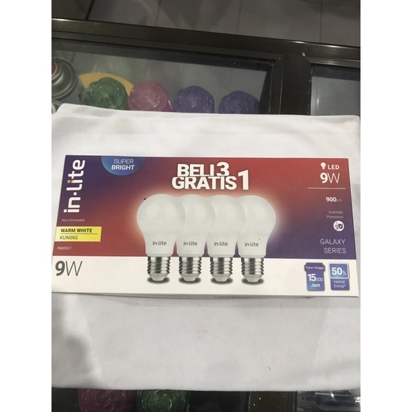 Lampu Rumah / Lampu LED / Lampu LED Kuning / Lampu plavon / led panel IN LITE promo beli 3 gratis 1