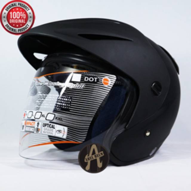 HELM INK CX 22 HITAM DOFF ORIGINAL