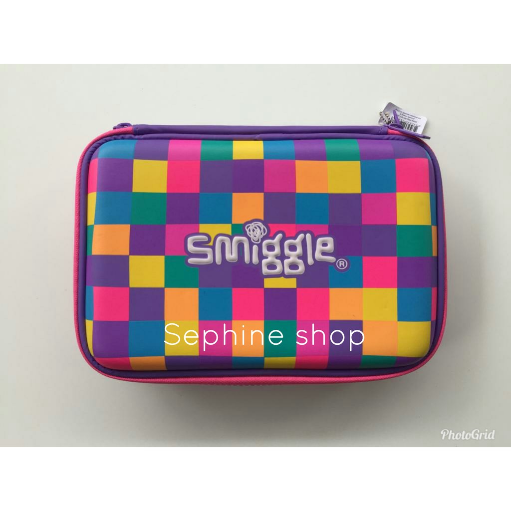 

Smiggle Neon Double Hardtop Pencil Case Purple SALE