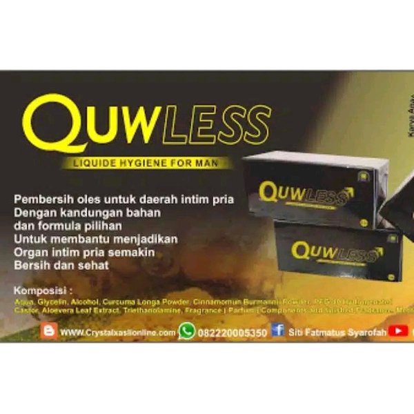 Quwless - Obat Oles Kuat Khusus Pria Dewasa Original