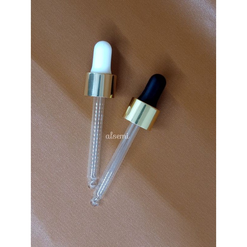SALE Pipet Kaca Ring Gold Pipet Tumpul 30ml Tebal