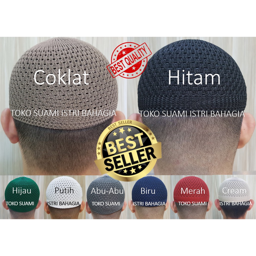 Peci Rajut Premium / Kopiah Songkok Premium