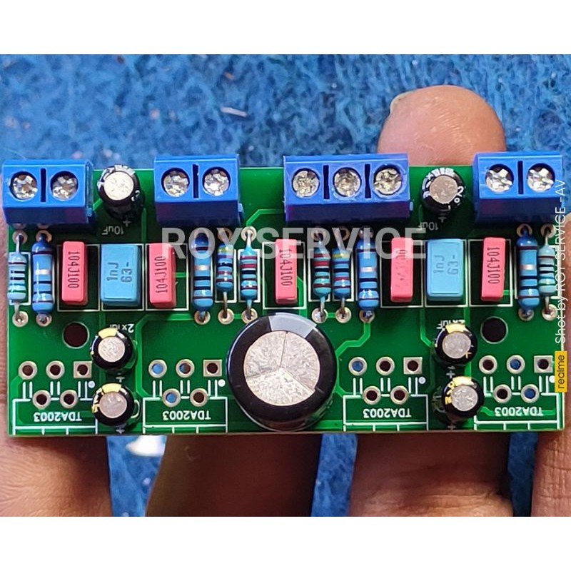 driver kit power  amplifier IC tda2003 BTL Tanpa IC baca deskripsi