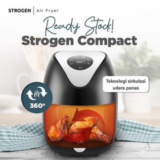 Jual Air Fryer Compact STROGEN 1000 Watt / Airfryer Menggoreng Tanpa ...