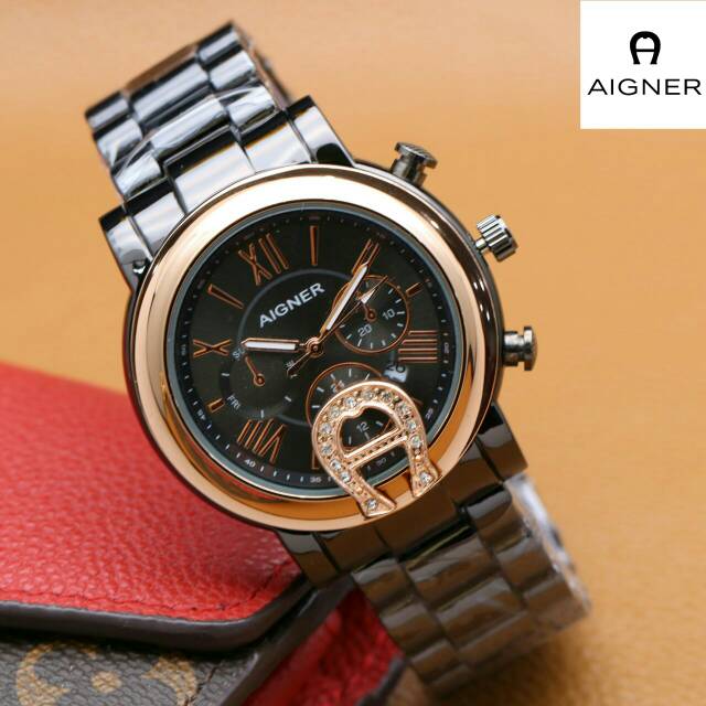 Jam Tangan Wanita Jam Aigner Rantai Tanggal