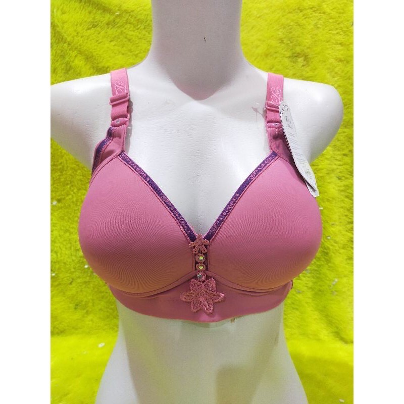 3pcs bra piaoli /bh merk piaoli tanpa kawat cup besar/bra jumbo