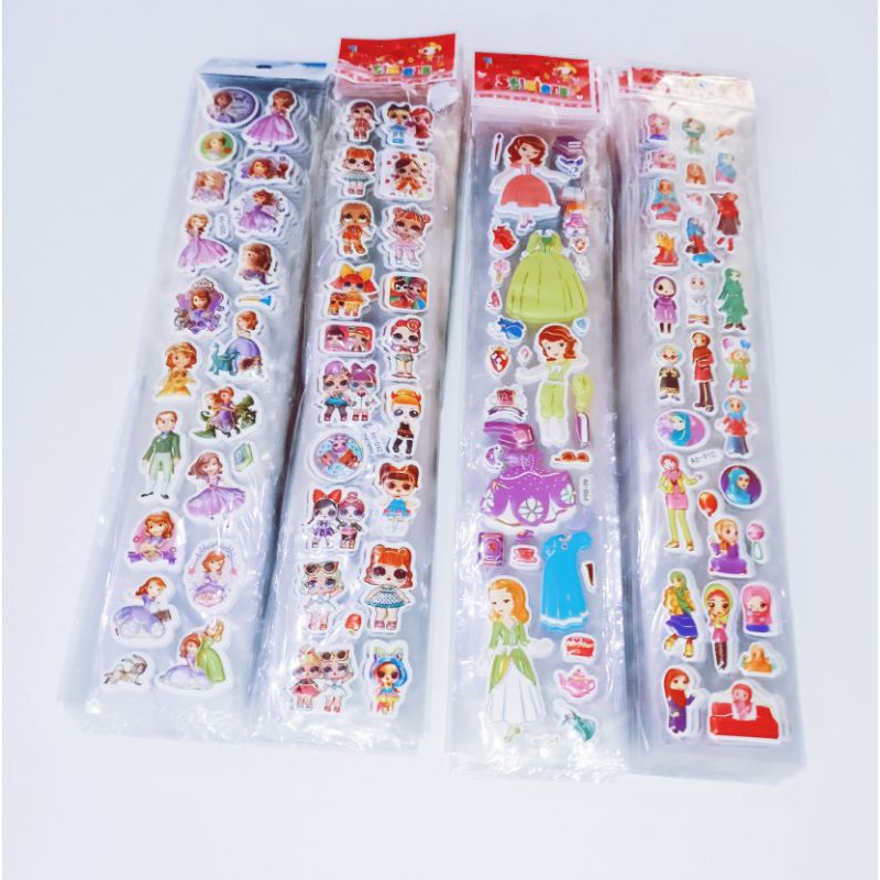 

Sticker panjang karakter isi 20 pcs Stiker