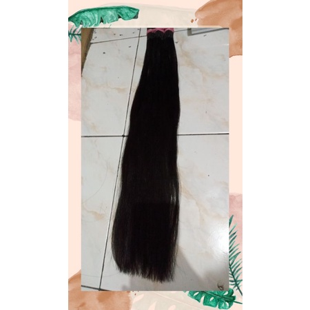 hair extension natural 100helai