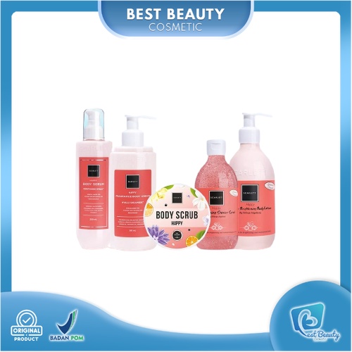 ★ BB ★  Scarlett Whitening Happy Body Series | Body Serum - Body Scrub - Shower Scrub - Body Lotion - Body Cream