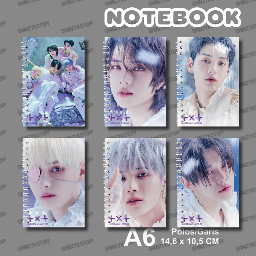 

Notebook KPOP TXT The Chaos Chapter- FREEZE World Ver Ukuran A6 10,5 cm x 14,8 cm