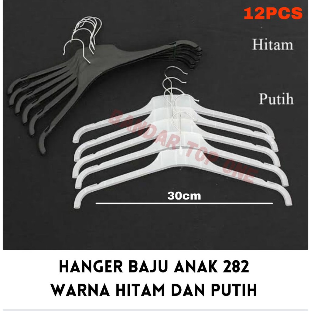 Hanger 282 ANAK ada warna putih dan hitam harga perlusin