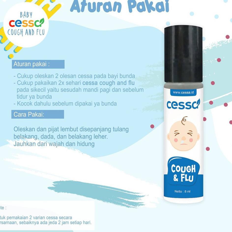 Cessa Essential Oil / Aromaterapi Bayi - Pereda Batuk | Penurun Demam