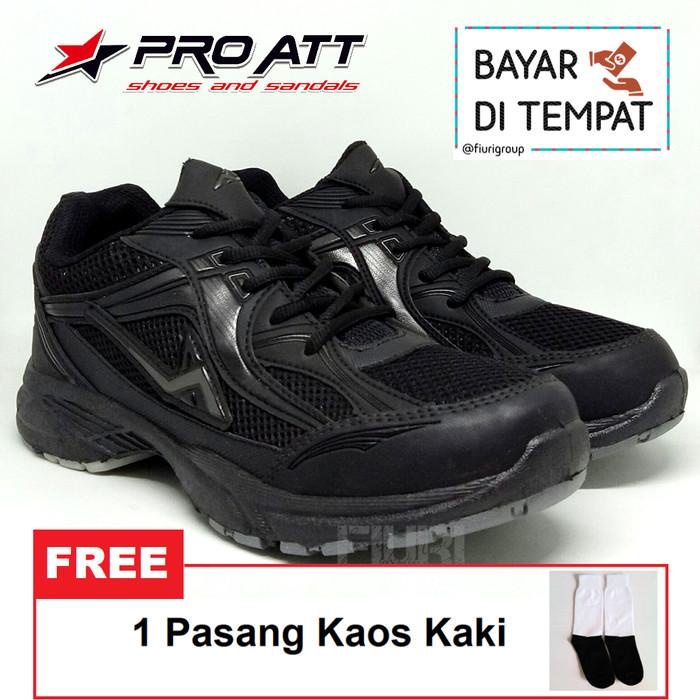 Pro Att Mc 50 39-43 Hitam Sepatu Olahraga Sport Running Pria