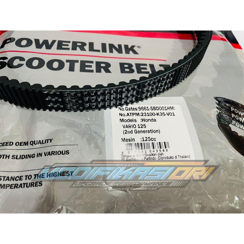 Vanbelt V Belt Van belt Fanbelt GENIO Beat Deluxe 2020 2021 K0J KOJ K1A K2F Gates Powerlink original