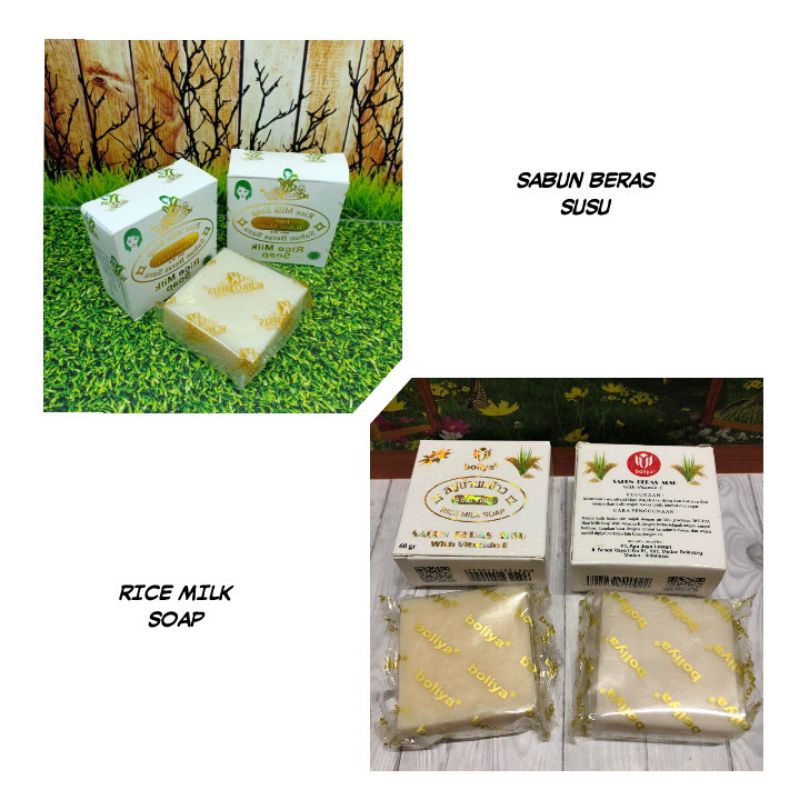 Sabun Beras Susu Rice Milk Soap
