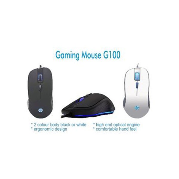 Mouse Gaming / Gaming Mouse HP G100 2000DPI Blue LED Logo