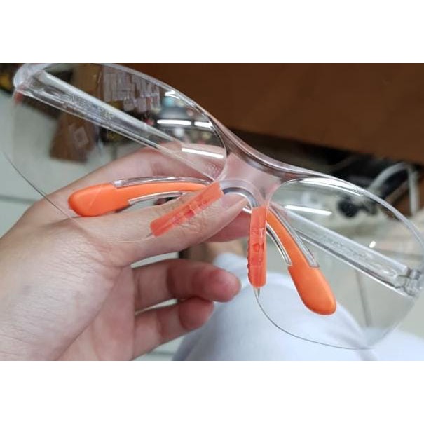 Kacamata Safety Glasses Fashion Bening Clear Motor Las Gerinda - Kacamata Safety Model Fashion Clear