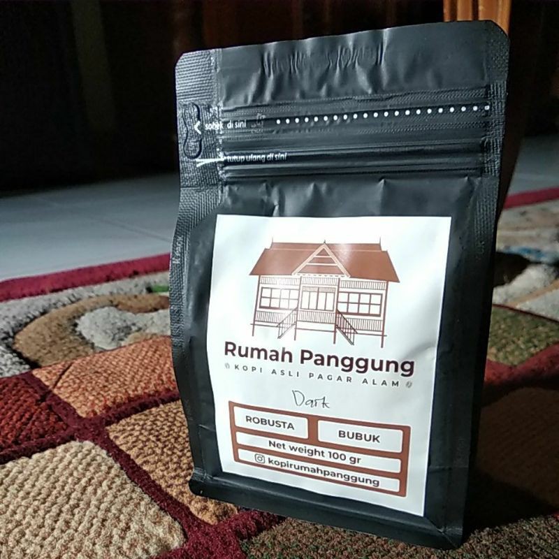 

KOPI ROBUSTA DARK Roast 'Pagar Alam - Sumatera Selatan' MURNI 100% (RUMAH PANGGUNG)