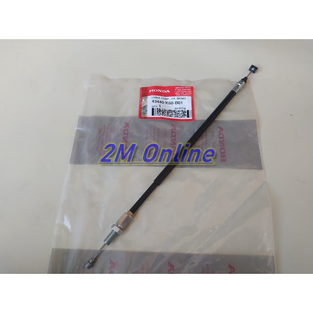 43440K60B01 Kabel Rem CBS Vario 125 LED New Ori AHM