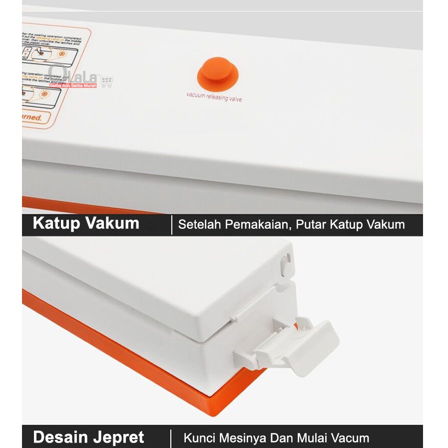 Mesin Vacum Sealer Makanan Otomatis OLL-7788