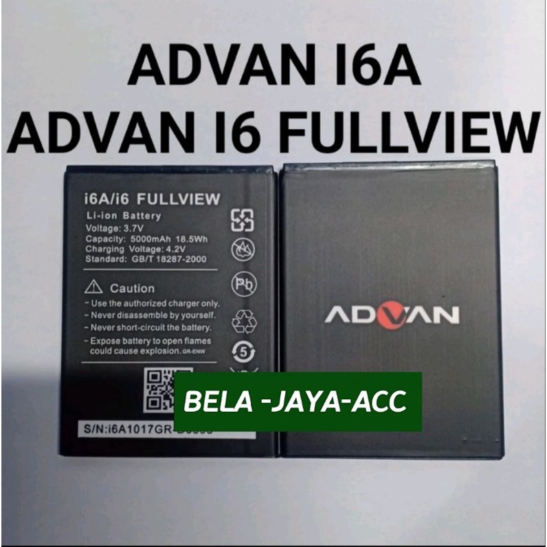 Baterai Battery Battre Advan i6a/i6 fullview Original model 5501