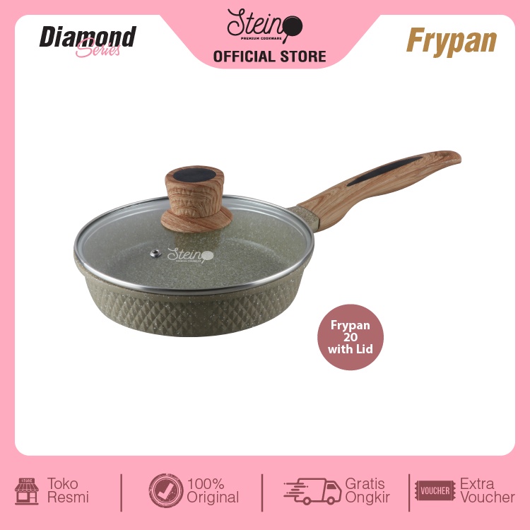 STEIN Diamond Frypan (Anti-Lengket)- 20cm