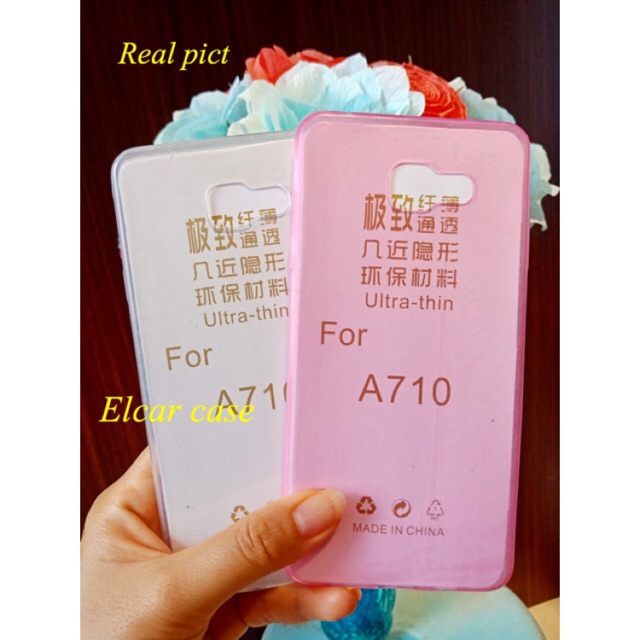 Silikon soft case ultrathin polos samsung galaxy a7 2016 samsung a7 2016 a7 tahun 2016 a710