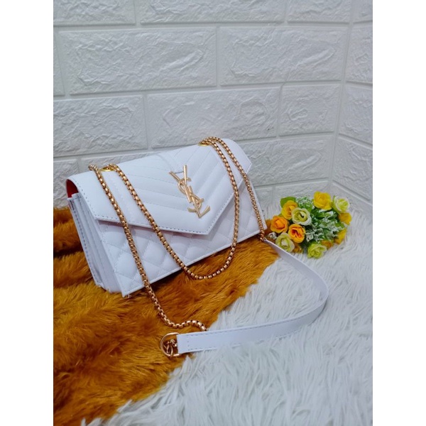 TAS SLEMPANG VSL BORDIR TALI RANTAI ULIR UK 22X16CM