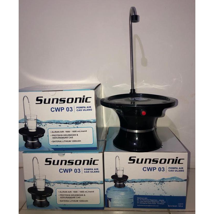 Pompa Galon Elektrik Sunsonic CWP 03 / Water Pump Elektrik Dispenser Elektrik