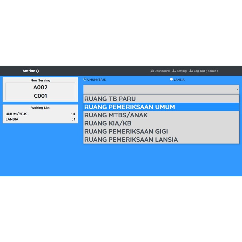 Software antrian berbasic web