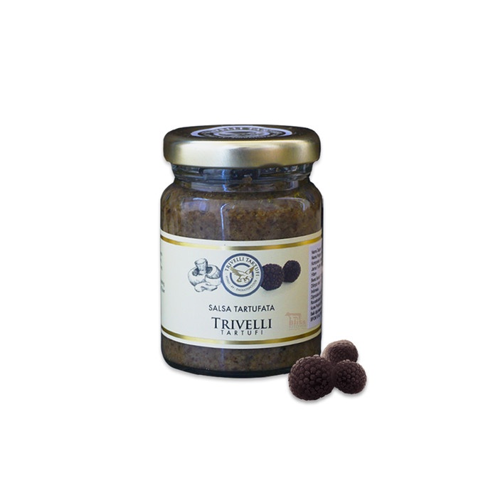 

Black Truffle Sauce Salsa Tartufata 8 Saus Jamur Truffle 8 90gr