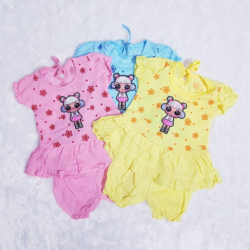 COD Bayar Ditempat Baju Baby Dress Lucu / Baju Anak / Setelan Anak / Baby Alicia