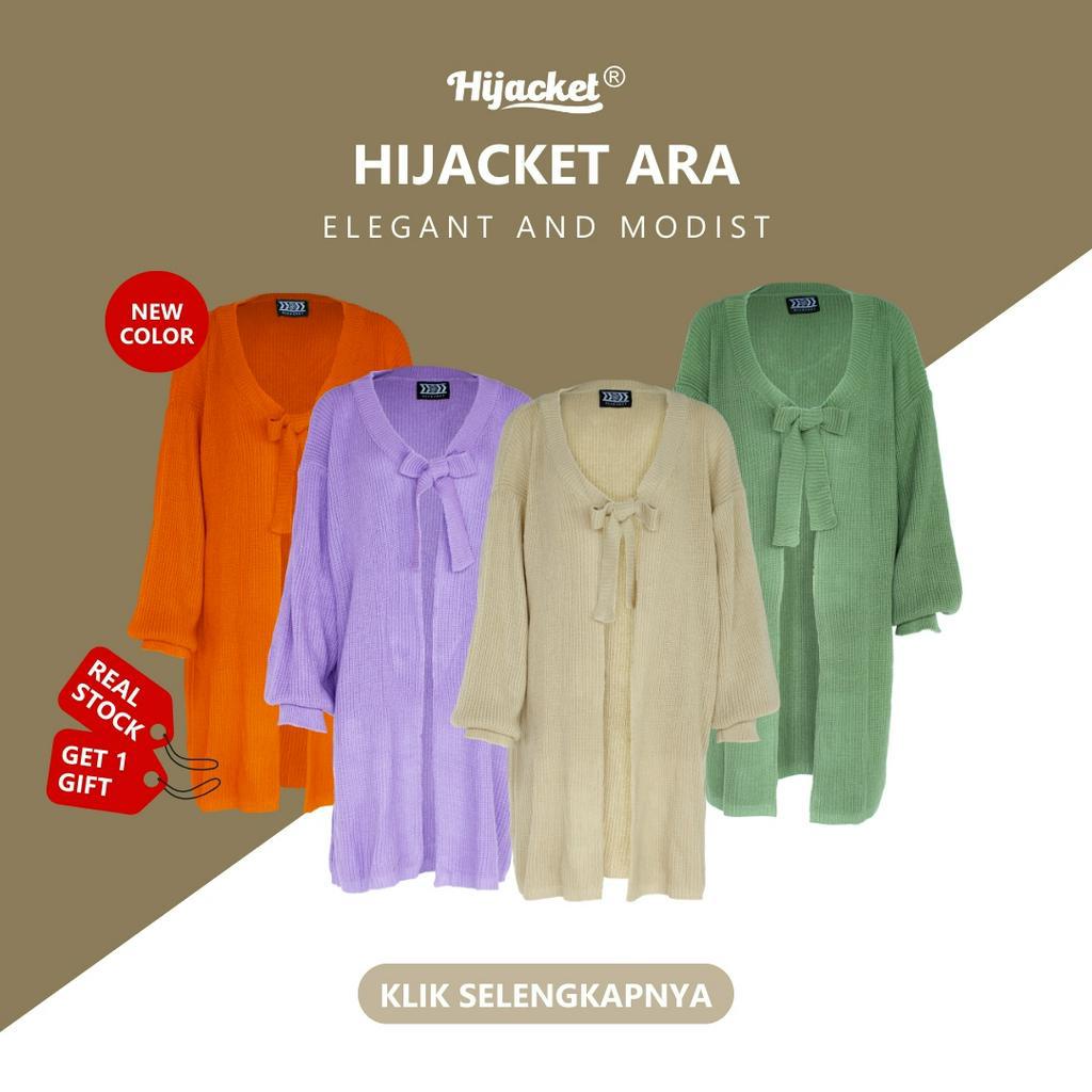 Outer Hijacket Ara Series - Jaket Wanita Muslimah Cardigan