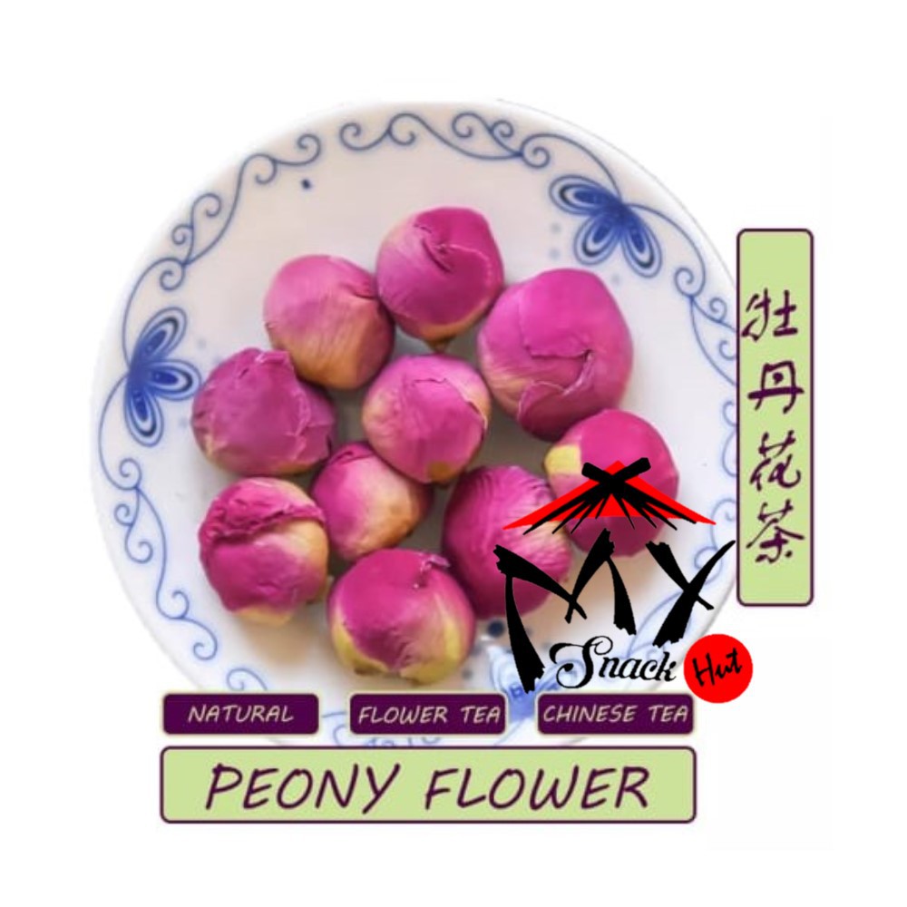 TEH BUNGA PEONY 5GR - NATURAL ORGANIC CHINESE PEONY FLOWER TEA - MUDAN HUACHA MU DAN HUA CHA 牡丹花茶