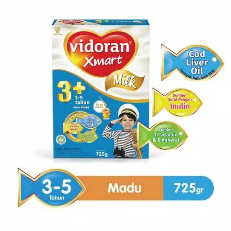Vidoran Xmart 3+ Madu 725gr