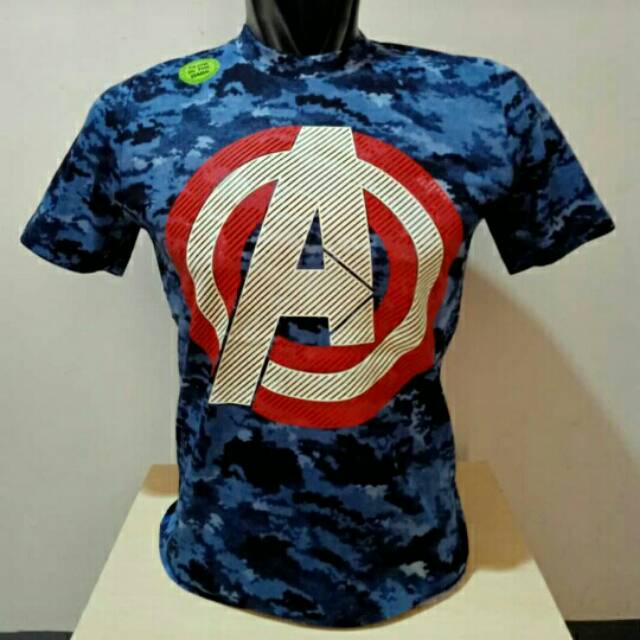 Kaos Avengers dan Iron Man Motif