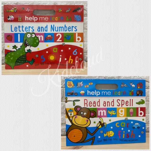 Read & Spell Book  Letters & Number book  Activity BOOK  Buku aktivitas anak impor