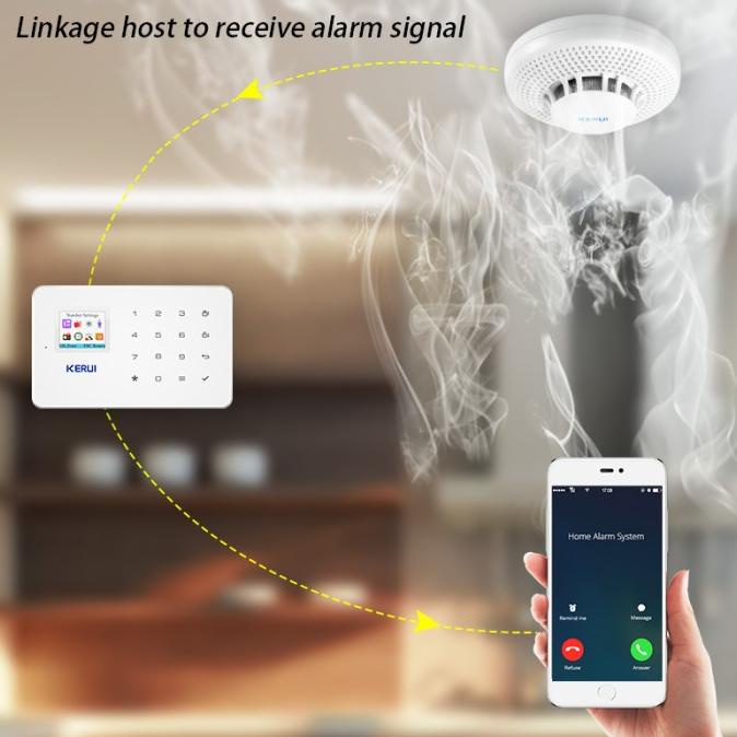 Original Kerui Sd03 Wireless Smoke Detector Terbaik Dari Kerui