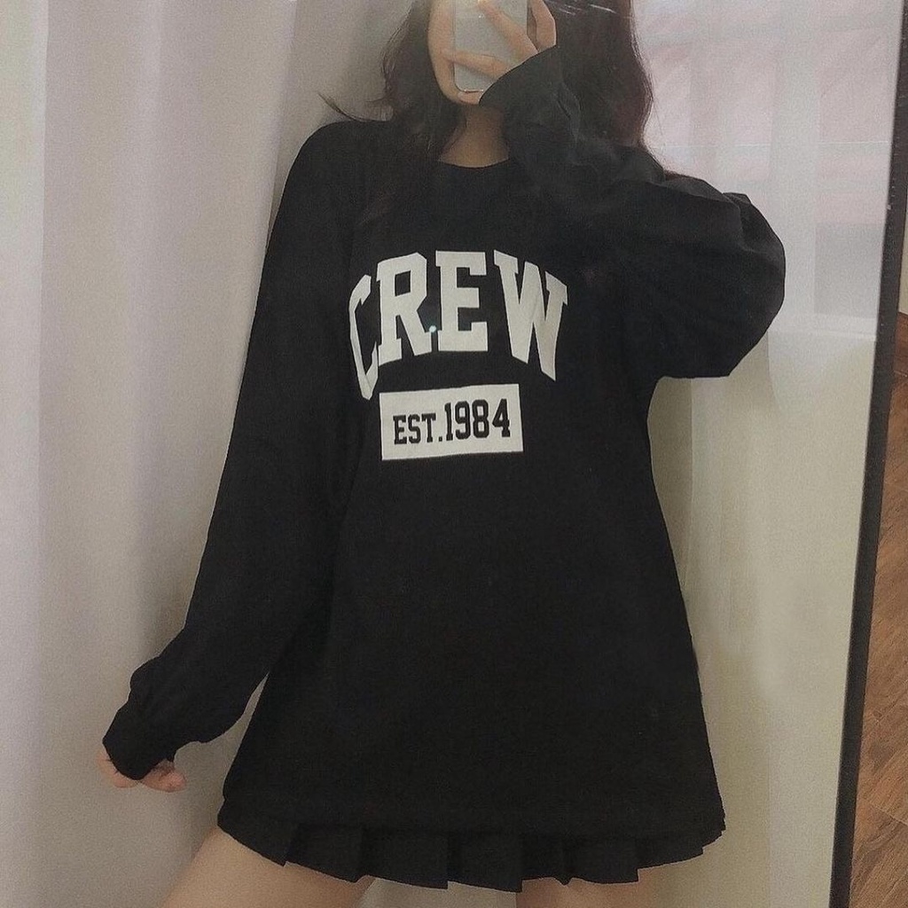 Sweater Wanita Termurah Keren Berkualitas - Crew Est 1984 Sweater