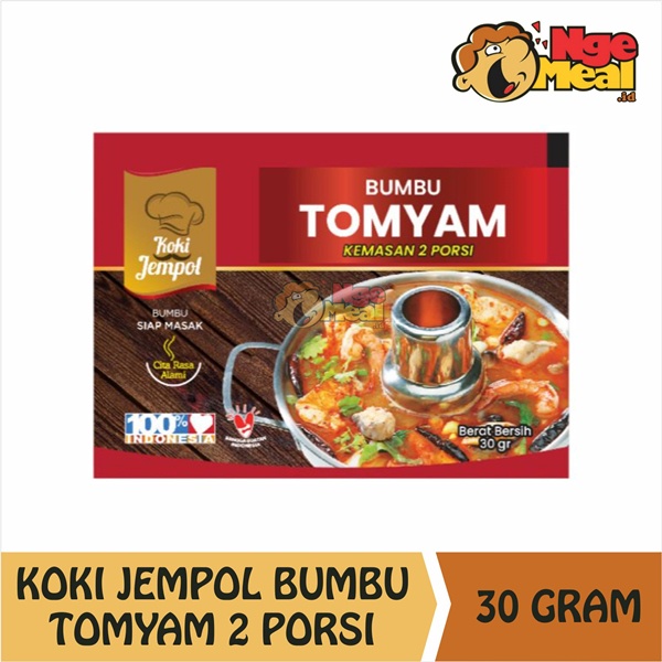 

KOKI JEMPOL Bumbu Tomyam, kemasan 2 porsi - 30 Gram