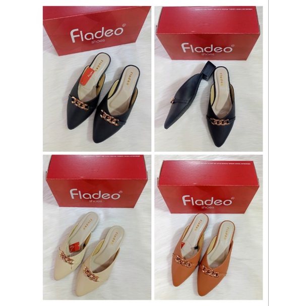 Sepatu perempuan wanita Kekinian Flatshoes Fladeo Original sepatu Bustong Sepatu kerja casual