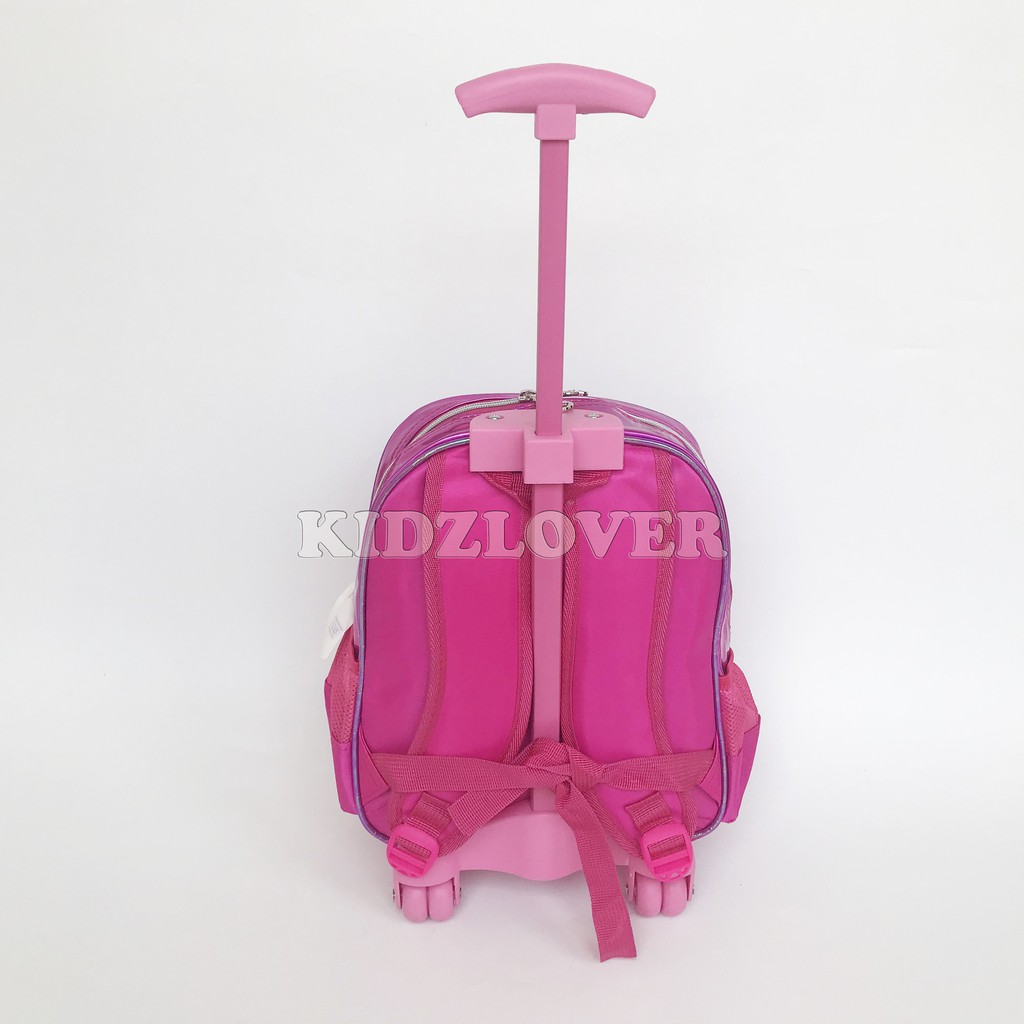 Tas Hologram Lampu Koper Ransel Anak Sekolah TK/PAUD Trolley Dorong Troli