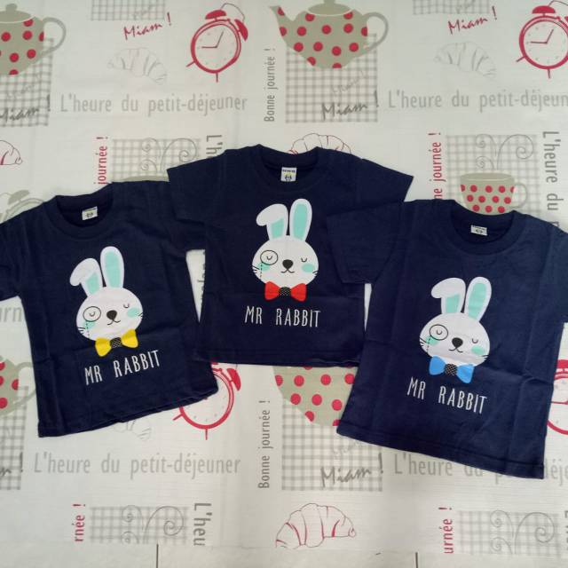 PROMO KAOS MURAH  rabbit , bear , logo , who, ikan , josea , mobil