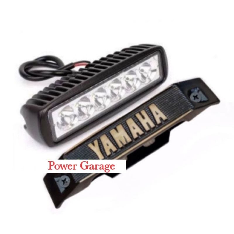 Lampu Depan Tembak 6 Led Plus Kumis Fullset Tebal Rx-King