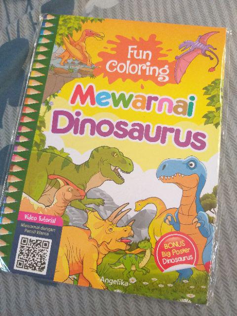 600 Gambar Mewarnai Hewan Dinosaurus HD Terbaik